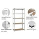 thumbnail image 4 of Estante Acero Galvanizado 90x40x180 cm. Cap 875 Kg, 4 of 7