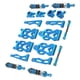thumbnail image 3 of 1/16 RC Coche Mejorado Piezas De Metal Brazos Oscilantes Delanteros Inferiores Para Q141 16103 Q117C Azul, 3 of 5