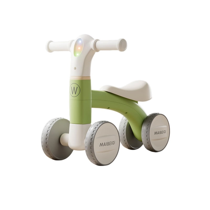 Babyluna - Andador Correpasillos Infantil De Equilibrio Con Música Y Luces Verde
