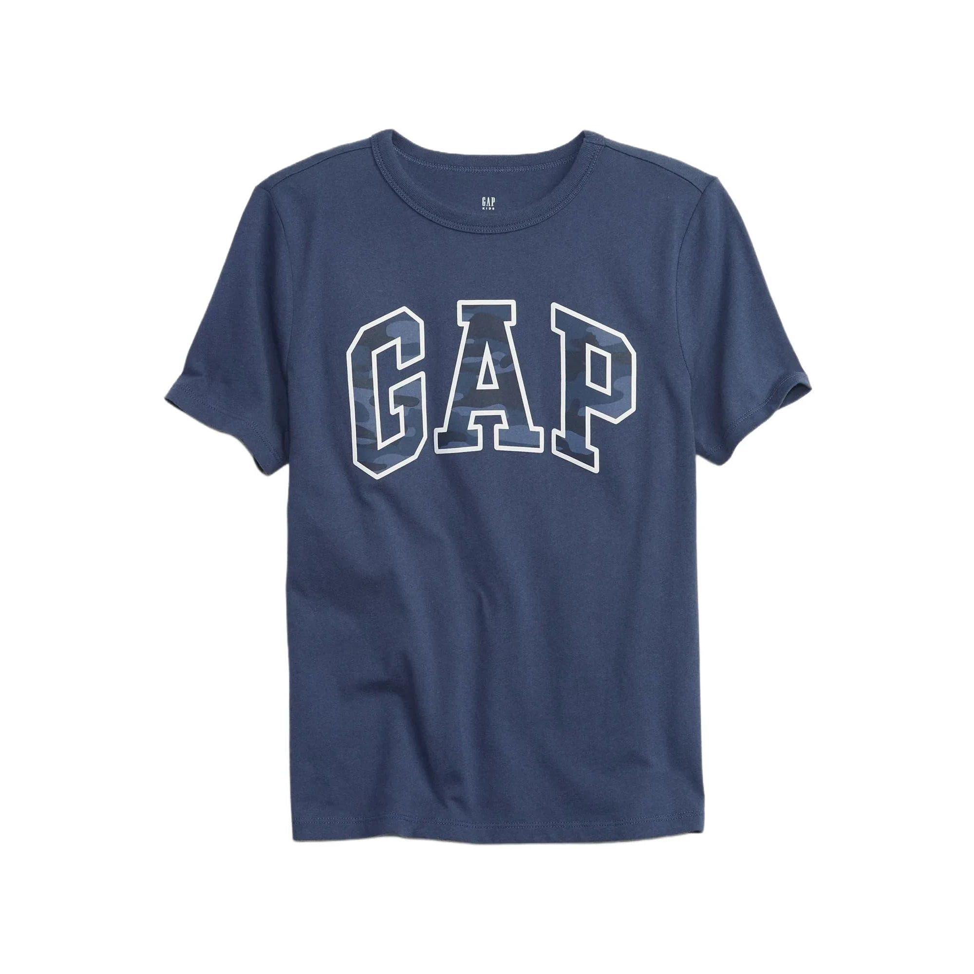 Camiseta Gap Boys Logo Azul 100% Algodón Talla Xxl