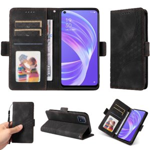 Carcasa Foxdock Oppo Reno 4Z 5G De Cuero Pu, Diseño Acolchado Clásico, Protección Contra Caídas Y Rayones