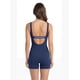 thumbnail image 2 of Traje de baño mujer natación pierna corta elástico azul, 2 of 2