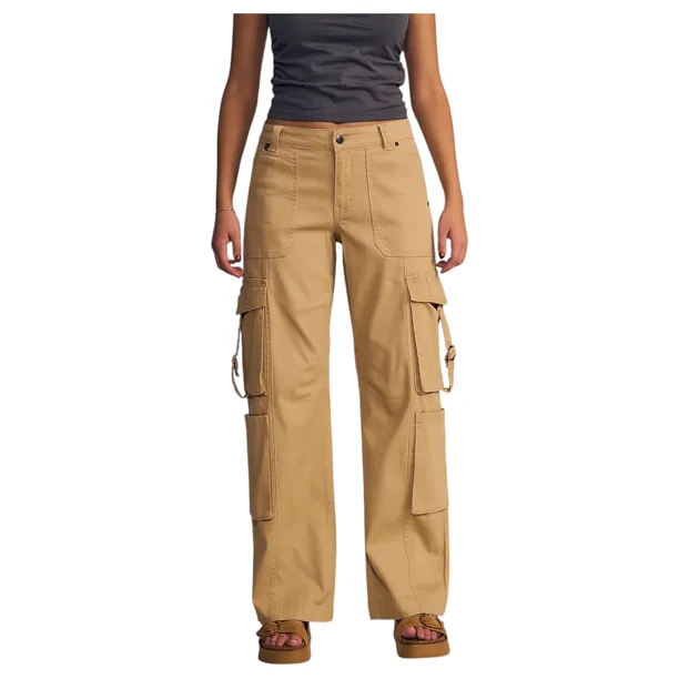 Pantalón Mujer Color Street Cargo Multibolsillo Il Gioco