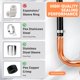 thumbnail image 2 of Codo ZXCTETO de cobre 1/2" (15 cm) – Pack de 10, 2 of 7