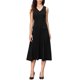 thumbnail image 1 of INSPIRE CHIC Vestidos de Negocios para Mujeres Cuello en V Sin Mangas Línea A Midi Vestido de Trabajo XS Negro, 1 of 6