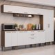 thumbnail image 1 of Kit Muebles de Cocina Madesa Lille 305 cm Marrón/Blanco, 1 of 10