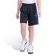 thumbnail image 1 of Short adidas para niño con cintura elástica 3 rayas negro y azul talla L, 1 of 2