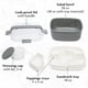 thumbnail image 4 of Fiambrera Goodful, apilable, estilo bento, 1,65 L, color gris, 4 of 7