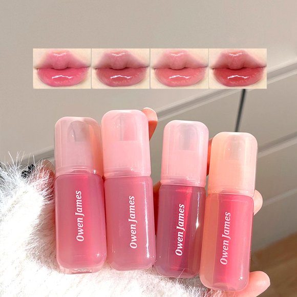 Brillo Labial DENESTUP 4 Colores Hidratante Acabado Vidrio