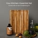 thumbnail image 2 of Tabla de cortar Teakhaus de madera grande con asas de agarre con certificado FSC, 2 of 9