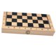 thumbnail image 5 of Juego de ajedrez de viaje internacional de madera hecho a mano Juego de mesa de juguete 24x24cm, 5 of 5