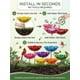 thumbnail image 5 of Estaca jardín flor metal hecha mano baño pájaros estación riego abejas mariposas exterior, 5 of 7