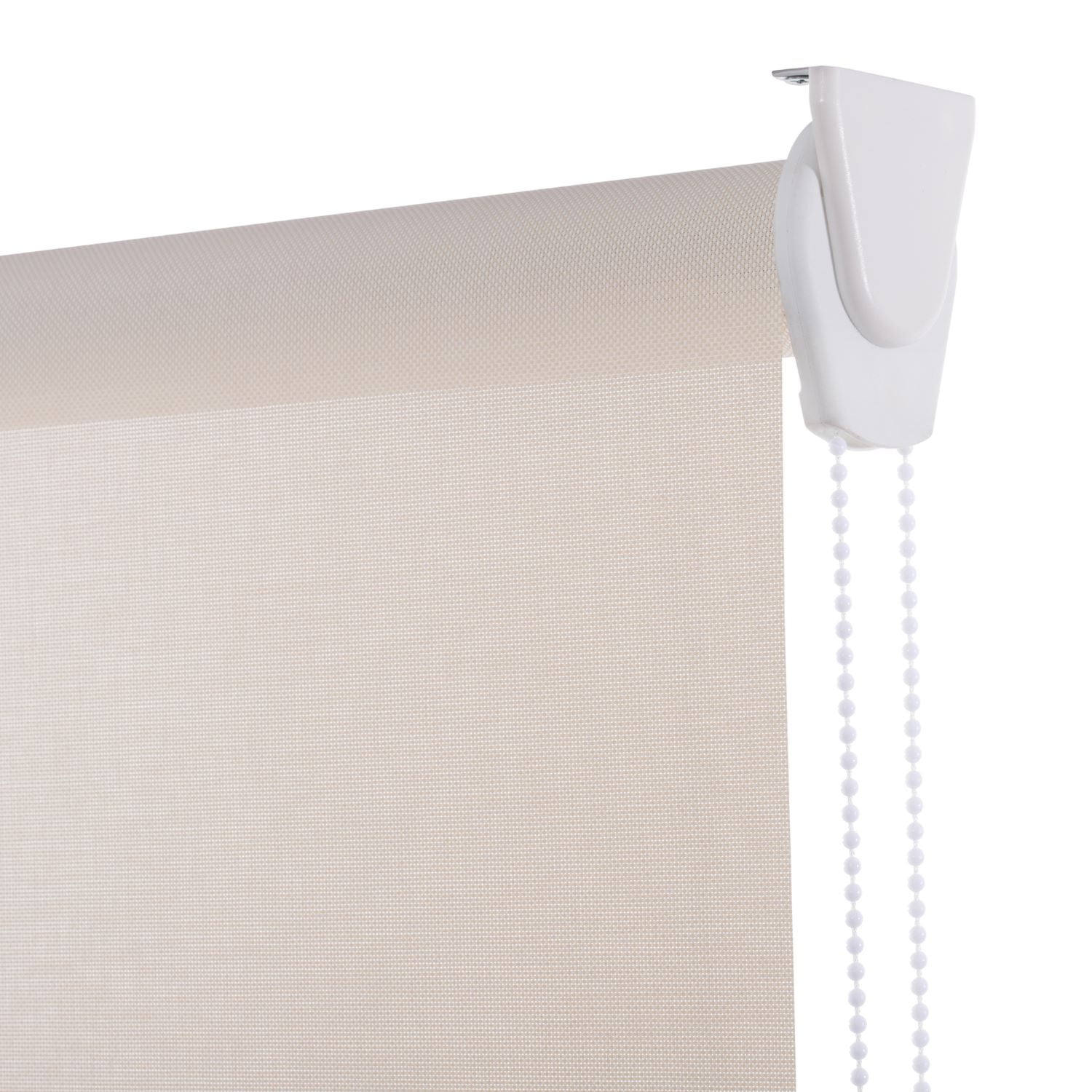 Bertex - Cortina Roller Sunscreen Beige, Alto Ajustable Máximo De 170 Cm X Ancho A Elección Para Sala, Living, Oficina O Escritorio (100 Cm De Ancho X 170 Cm De Alto)