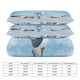 thumbnail image 2 of Cartoon Frozen 3-Piece Bed Set Warm And Comfortable Kawaii Bedding Set Cute Soft Microfiber Bedclothes for Boys Girls Kids Bed Sheets, 2 of 5