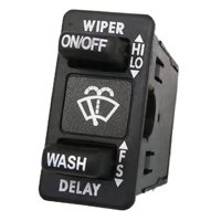 Magideal - Control Del Interruptor De Limpiaparabrisas 0623096002 Conjunto Simple Reemplace Piezas Automóviles Accesorio De Reemplazo Negro