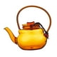 thumbnail image 3 of Tetera china de vidrio de borosilicato alto, tetera de Kung Fu, tetera ligera a prueba de calor de 200ml para regalos de inauguración de la casa , AMARILLO, 3 of 5