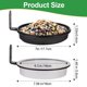 thumbnail image 2 of Alimentador para aves Yojanner con bandeja metálica plegable de 18 cm, 2 of 7