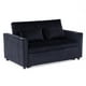 thumbnail image 4 of Sofá Cama 2 Cuerpos Moderno Dallas Negro KMP1BK, 4 of 9