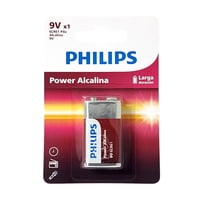 Batería Pila 9V 6Lr61P1B Alcalina Philips