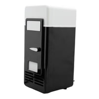 Magideal - Refrigerador Usb Mini Para Coche, Refrigerador Compacto, Calentador Eléctrico, Accesorios, Barra Portátil, Lata De Viaje, Lata De Bebida, Bebidas De H Negro