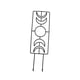 thumbnail image 1 of Enrejado Para Plantas Trepadoras En Macetas, Hierro Para Vid Vegetal, Interior Y Exterior, 1 of 3
