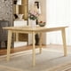 thumbnail image 1 of Rustic Farmhouse DiningTable - Solid Wood Frame, Minimalist Retro Dining Table for Dining Room, Living Room, Natural, 1 of 3