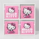 thumbnail image 5 of Juego de 2 cubos de almacenamiento Idea Nuova Hello Kitty de 25 x 25 x 25 cm, 5 of 7