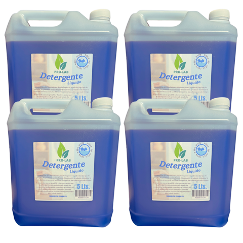 Detergente Liquido Prolab Matic 5 Litros Pack 4 Unidades