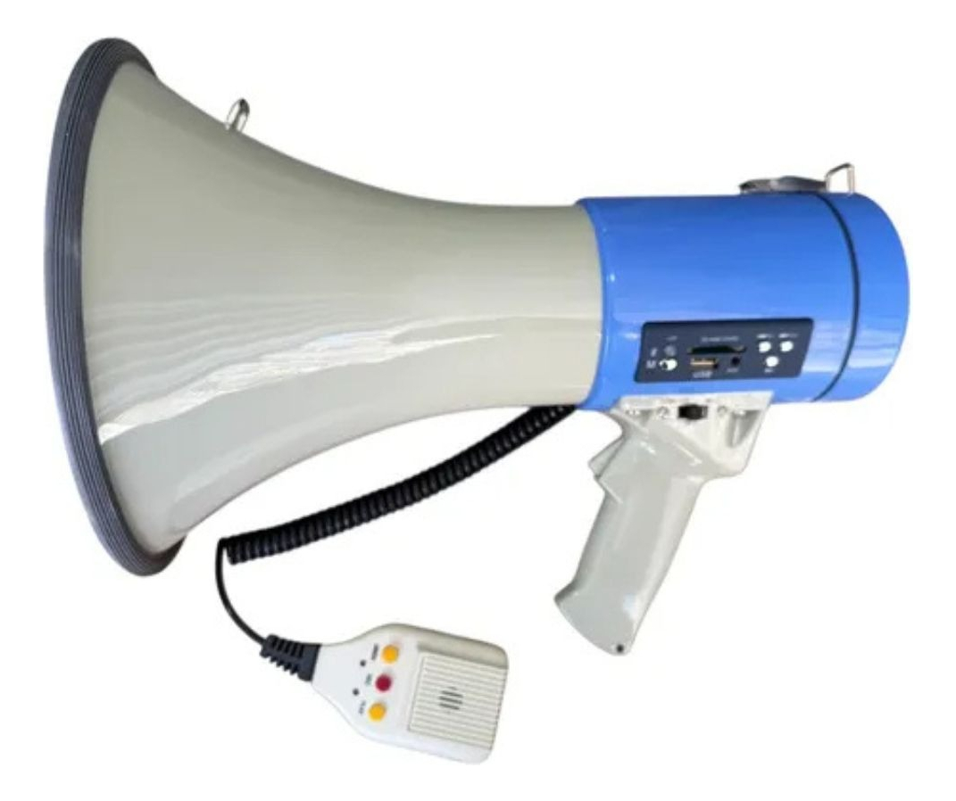 Genérico - Megafono Altavoz Recargable De Mano 50W Lau