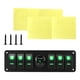 thumbnail image 5 of Panel De Interruptores Basculantes De 6 Posiciones, Precableado, 12 V, Encendido Y Apagado, Para SUV, ATV, Automóviles, Color Verde, 5 of 5