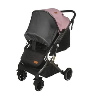 Coche De Paseo Reversible Multiposiciones By Lubabycas Rosado