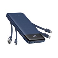 Cargador Portátil Charmast De 10 000 Mah Con Cables Integrados