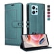 thumbnail image 1 of Premium Wallet Case for Xiaomi Redmi Note 12 4G with Card Slots & Kickstand, Flip Cover Green, 1 of 6
