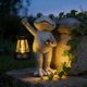 thumbnail image 1 of Escultura Yewanye: Estatua solar de jardín con rana y linterna, 1 of 9