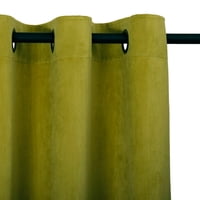 Masel - Cortina Argollas New Velvet 1.40 X 2.20 Olive
