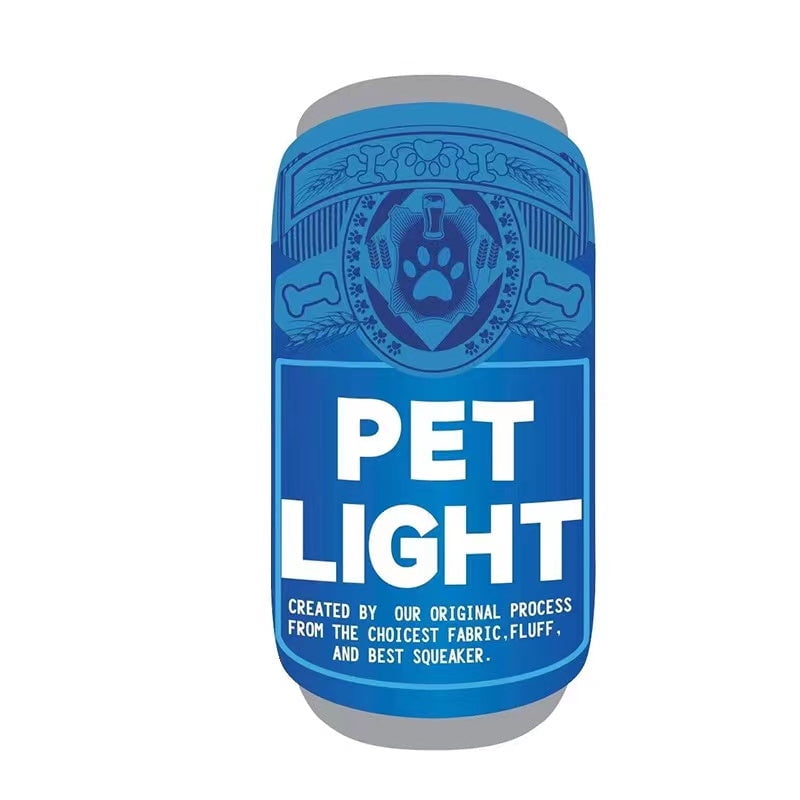 Color Lab - Peluche Para Perro Con Forma De Lata De Cerveza