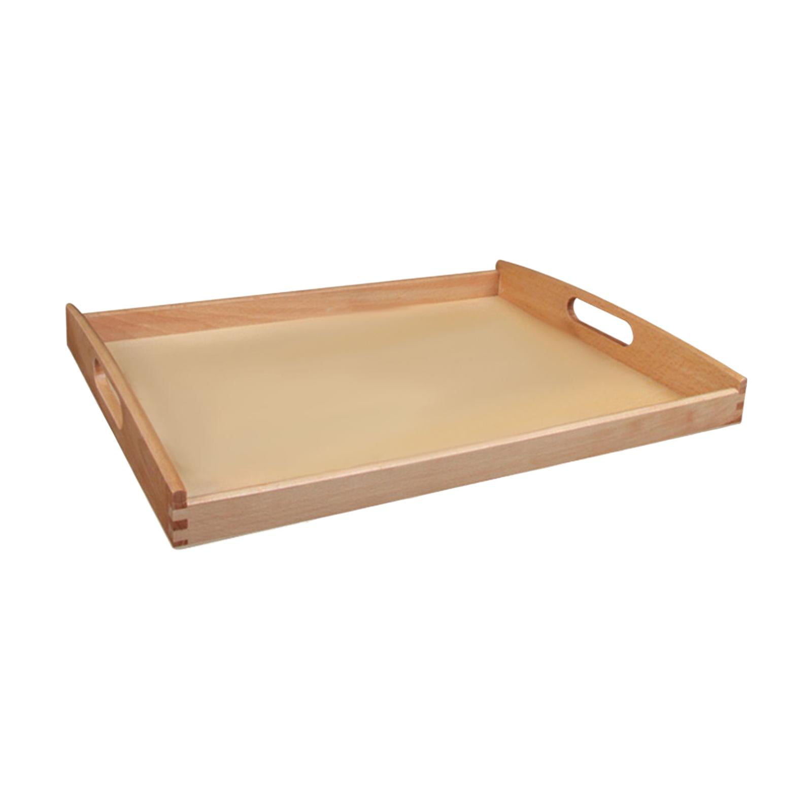 Bothyi - Bandeja Montessori Forma Rectangular Inacabada Para Cocina Grande