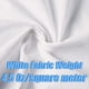 thumbnail image 5 of Tela WAFASSZD 1,8 m algodón popelina blanco 150 cm, 5 of 7