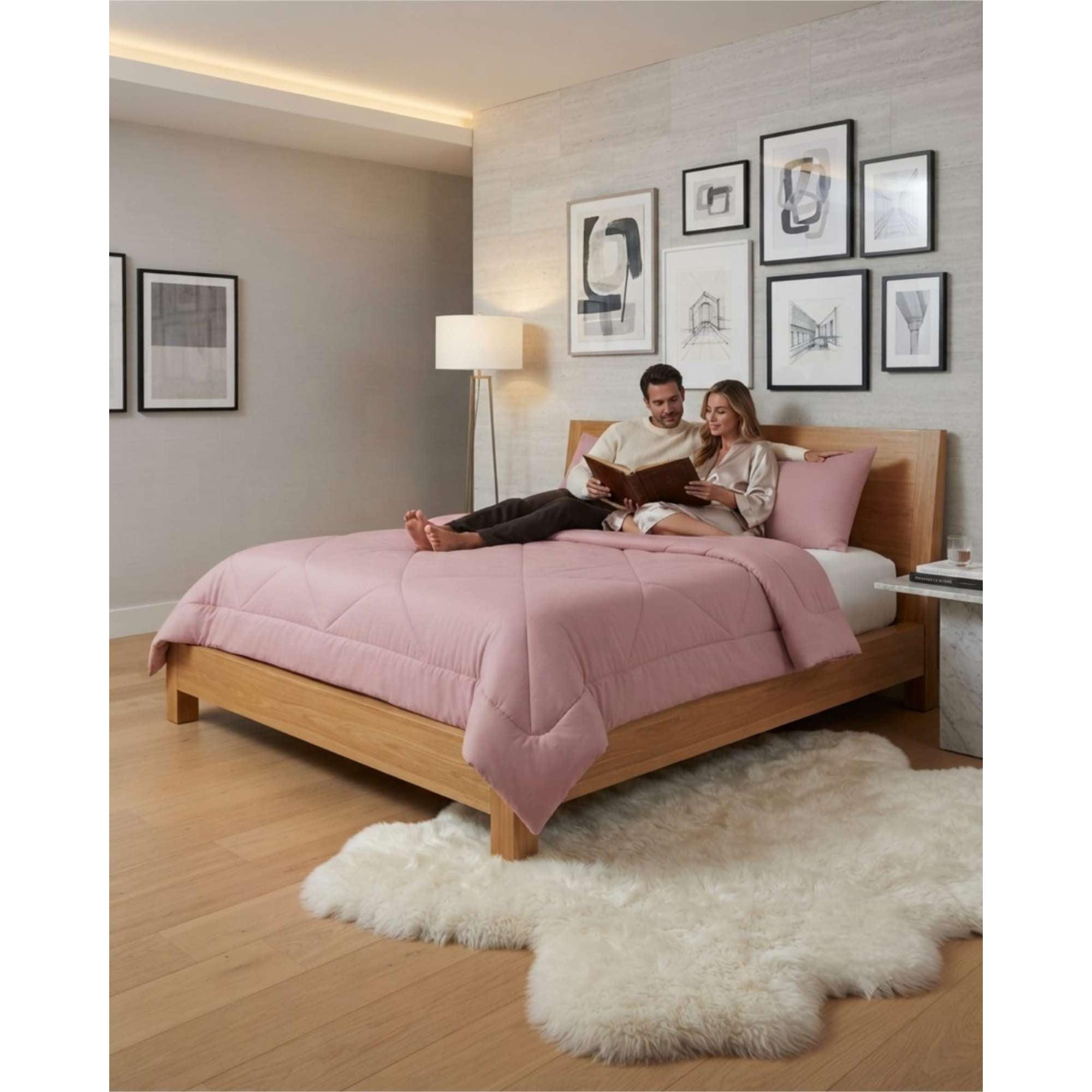 Choicexpress - Plumon Elegante Para Verano King Mas Almohada