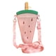 thumbnail image 4 of Botella De Agua Con Pajita Para Niñas, 320 Ml, Botella Para Beber, Para Viajes, Ciclismo, Calle, Rojo, 4 of 5