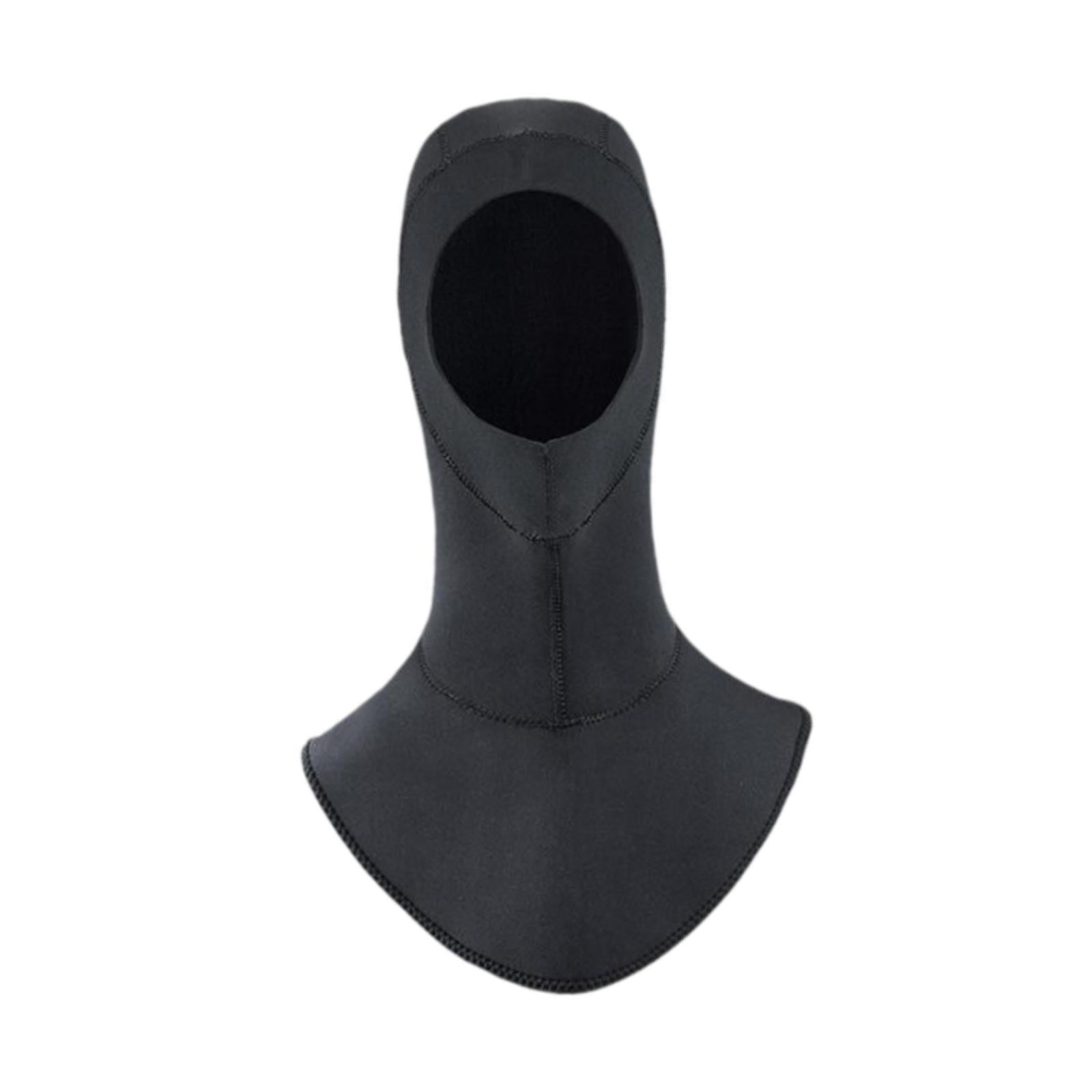 Ioensy - Capucha De Traje De Neopreno, Gorro De Buceo De 3mm, Capucha Térmica Para Surf, Deportes Acuáticos, Piragüismo, Hombres, Negro