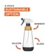 thumbnail image 2 of Botella de aerosol Full Circle Bottle Service, de vidrio recargable de 500 ml, 2 of 8