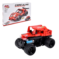 Auto Armable Ansaldo 215 Piezas Pullback 2 En 1