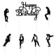 thumbnail image 2 of Decoración para Pastel LVEUD Dance King Feliz Cumpleaños 7 piezas, 2 of 7