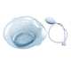 thumbnail image 1 of Baño de Asiento para Asiento de Inodoro Asiento de Colgable Portátil Reutilizable Área de Asiento Más Amplia Bañera de Inodoro Bidé de Baño de C , Azul con descargador, 1 of 5