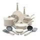 thumbnail image 1 of Juego de utensilios de cocina GreenLife Soft Grip, 16 piezas, cerámica antiadherente, 1 of 3