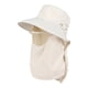 thumbnail image 5 of Sombrero Para El Sol Con Protección Facial Para Pesca Para Hombre Y Mujer Ideal Para Viajes Actividades Al Aire Libre Senderismo Jardinería Y Mo Beige, 5 of 5