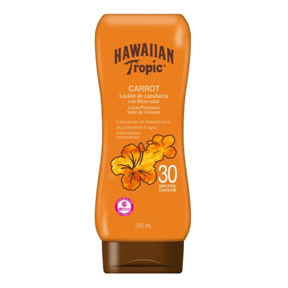 Protector solar Hawaiian Tropic carrot fps30, 240 ml