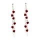 thumbnail image 3 of Pendientes Colgantes, Pendientes Florales De Moda, Pendientes Con Dijes Para Mujer, Fiesta De Cumplea?os, Color Rojo, 3 of 5