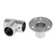 thumbnail image 3 of Marine Boat Rail / Stanchion Base + Handrail Fittings 90 Degree Tee 25mm, 3 of 6